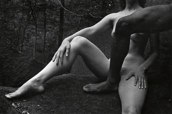 CLERGUE, LUCIEN (1934-2014) A pair of variant nudes.